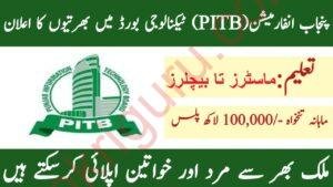 Punjab Information Technology Board Jobs Oct- 2024